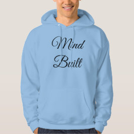 Moletom Camisola Azul Bebê Homem Vida Construída pela Ment