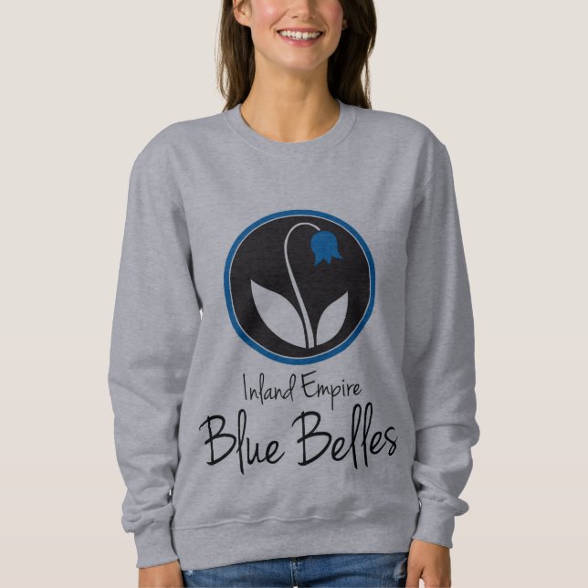 Moletom Camisola azul dos Belles do IE (Frente)