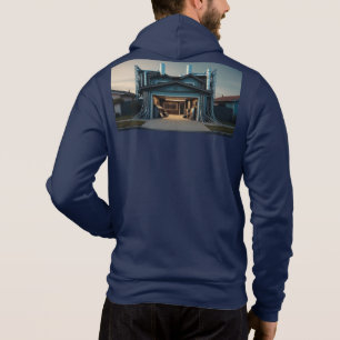Moletom Camisola azul masculina Garage Tech Upgrade Bella