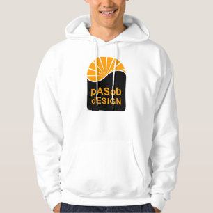 Moletom Camisola Básica com Capuz, Branca