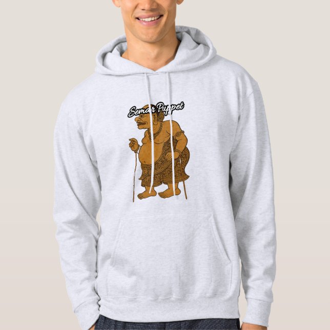 Moletom Camisola Básica com Capuz para Homens (Frente)