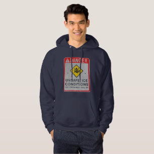 Moletom Camisola Básica com Capuz para Homens Danger