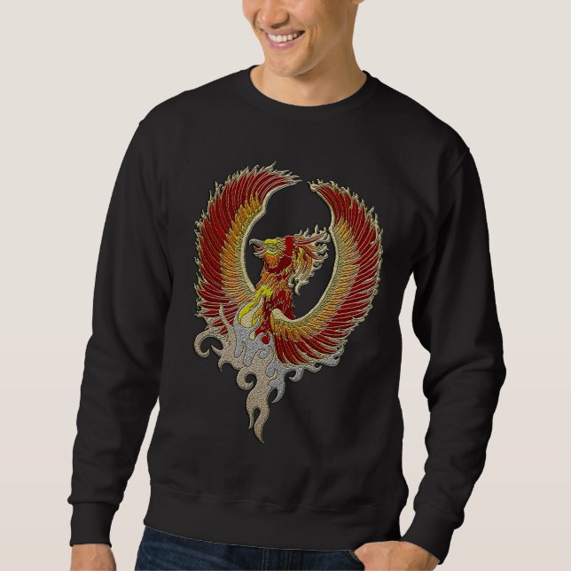 Moletom Camisola básica da crista de Phoenix (Frente)