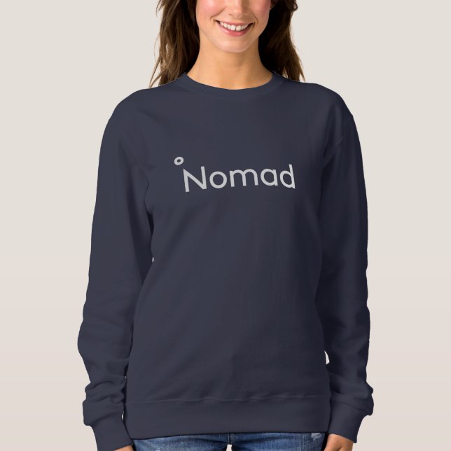 Moletom Camisola Básica das Mulheres Nomad (Frente)