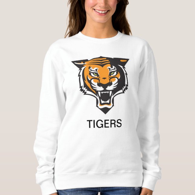 Moletom Camisola Básica das Mulheres TIGERS (Frente)