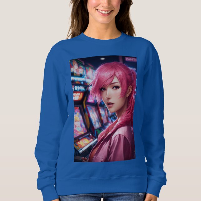 Moletom Camisola básica, de qualidade superior, de uso fem (Frente)