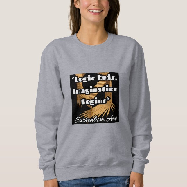 Moletom Camisola básica de uso feminino (Frente)