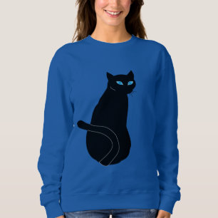 Moletom Camisola básica de uso feminino - gato