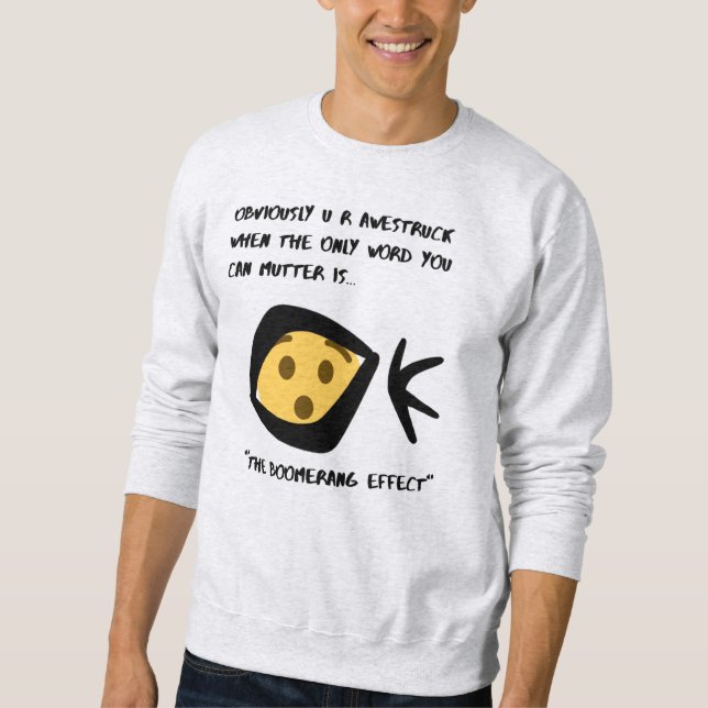 Moletom Camisola básica de uso masculino Boomeranged (Frente)