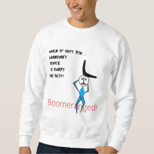 Moletom Camisola básica de uso masculino Boomeranged