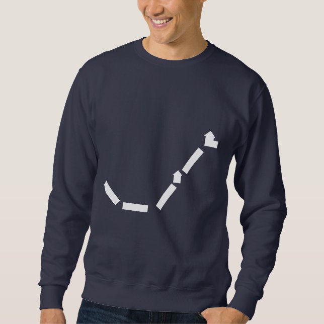 Moletom Camisola básica dos azuis marinhos (Frente)