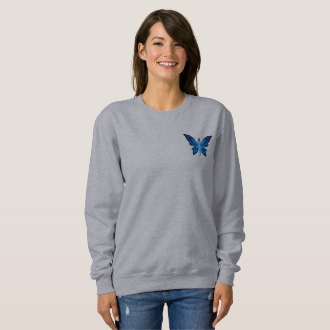 Moletom Camisola básica feminina Blue Faery (Frente Completa)