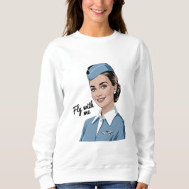 Moletom Camisola Básica Feminina Comissária de Bordo Escan