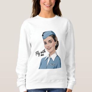 Moletom Camisola Básica Feminina Comissária de Bordo Escan