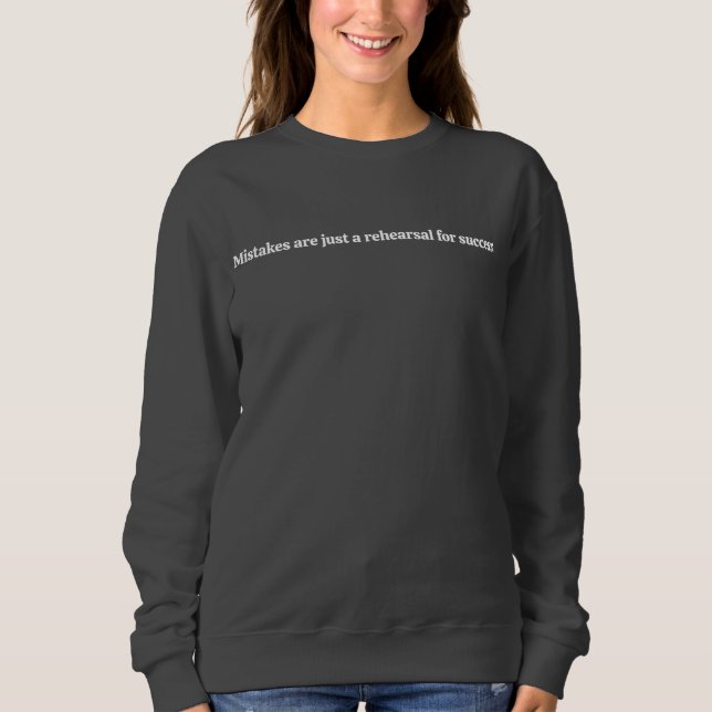 Moletom Camisola Básica Feminina Erros (Frente)