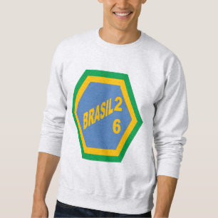 Moletom Camisola Básica Masculina cinza BRASIL 26