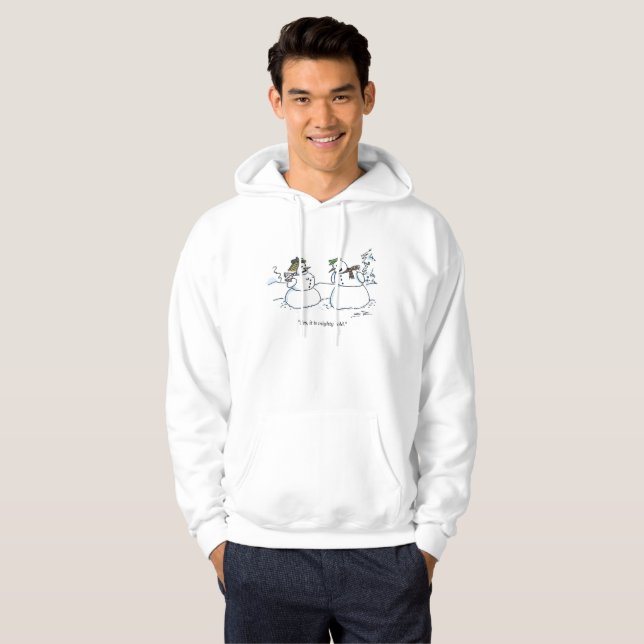 Moletom Camisola branca-branca-poderosa (Frente Completa)