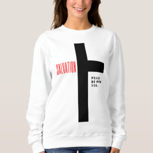 Moletom Camisola branca de salvação