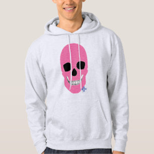 Moletom Camisola- branca-rosada-maleável HANDSKULLB2