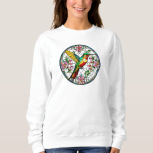 Moletom Camisola-brava comprida, de vidro liso,