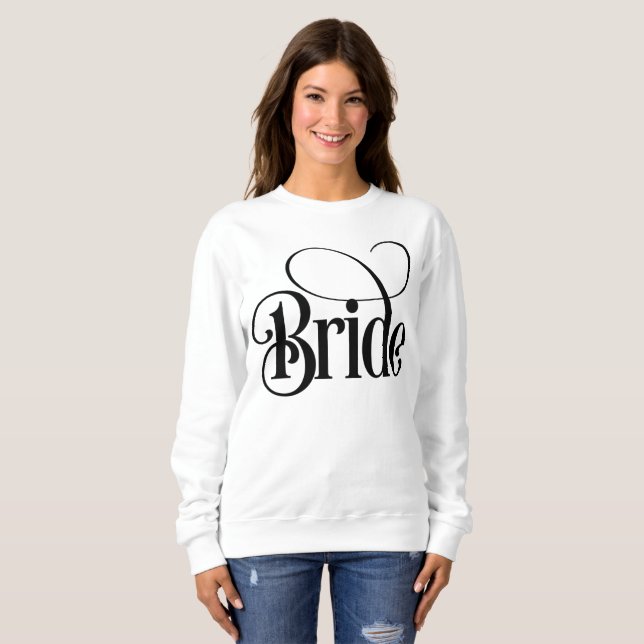 Moletom Camisola Bride (design 3) (Frente Completa)