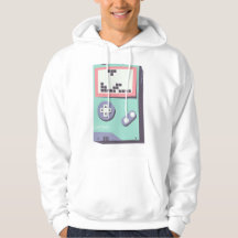 Camisola Capuz Gamer Retro Gameboy LEGO Pixel Art