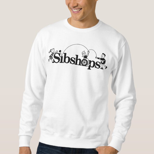 Moletom Camisola Clássica com Logotipo Preto (Frente)