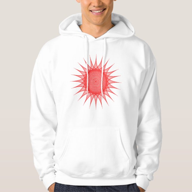 Moletom Camisola com Arte de Cordas Masculina (Frente)
