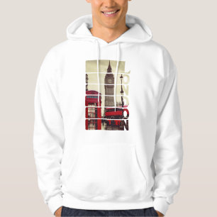 Moletom Camisola com Arte Fotográfica Vintage de Londres B