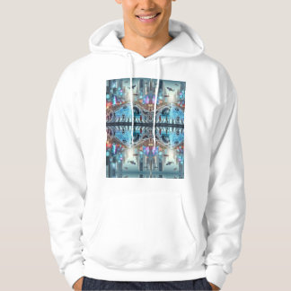 Moletom Camisola com Capuz Básica Cidade Futurista