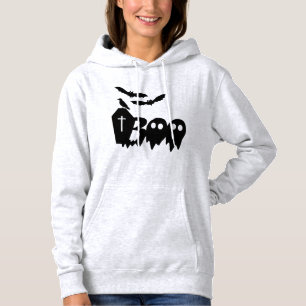 Moletom Camisola com Capuz Crow Bats Coffin Boo - Hallowee