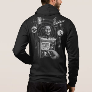 Moletom Camisola com Capuz da Máquina do Destino Diabólica