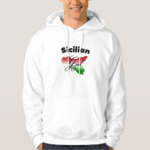 Camisola com Capuz de Menina Siciliana