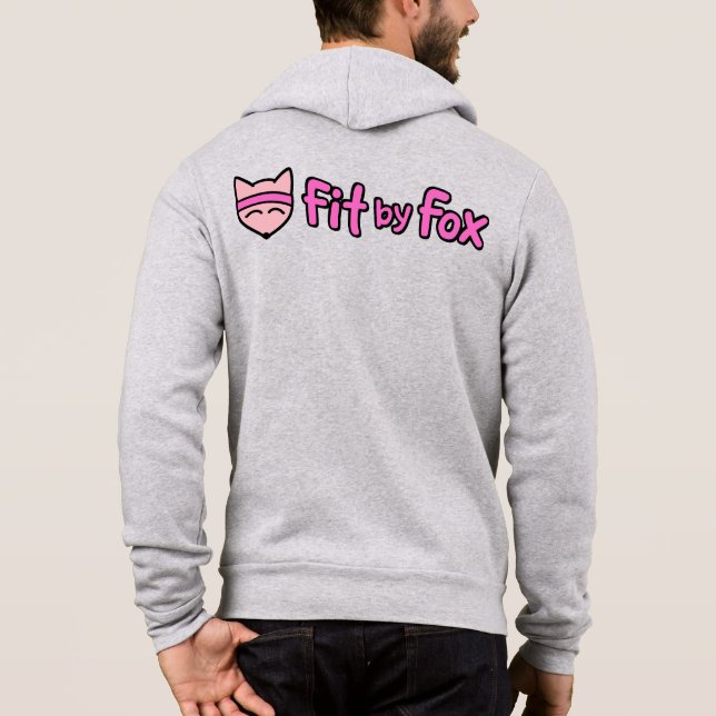 Moletom Camisola com capuz e zíper FitbyFox Fundamentals (Verso)