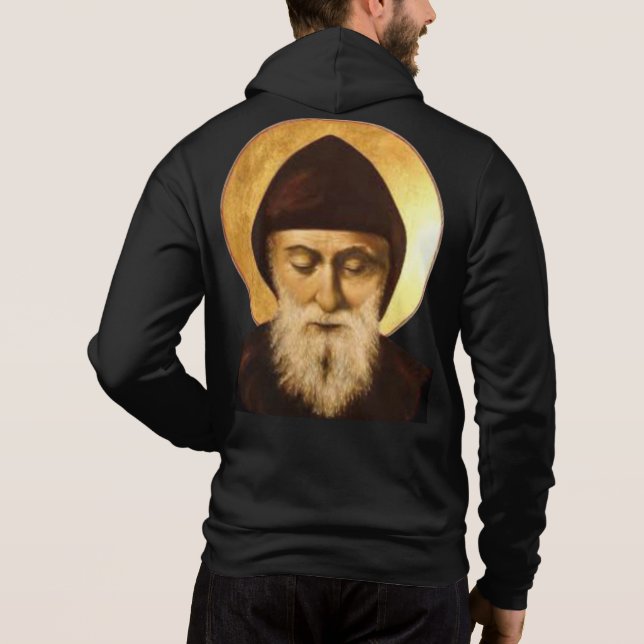Moletom Camisola com capuz fechada com zíper de Saint Char (Verso)