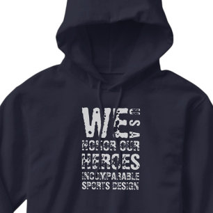 Moletom Camisola com Capuz ISD We Honor Our Heroes