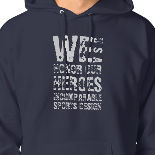 Moletom Camisola com Capuz ISD We Honor Our Heroes