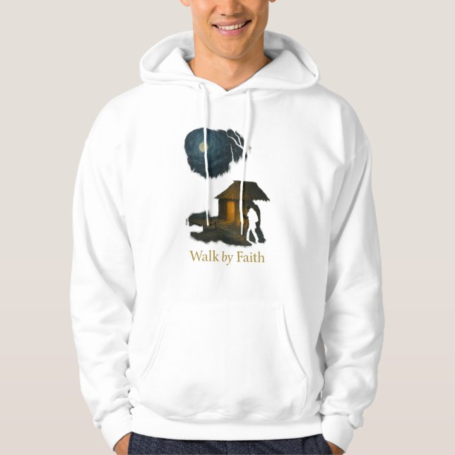 Moletom Camisola com Capuz Lanterna Fé (Frente)