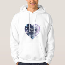 Camisola com Capuz Masculina Amor Cósmico