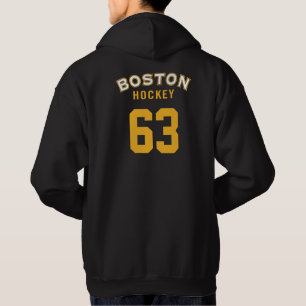 Moletom Camisola com capuz preta "Boston Hockey"