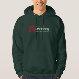 Moletom Camisola com Citação Motivacional Vermelho Branco