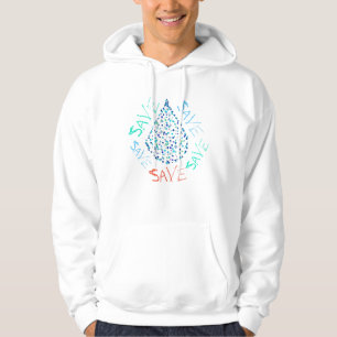 Moletom Camisola com Estilo Funky para Economizar Água