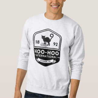 Moletom Camisola com Logotipo de Gato Vintage