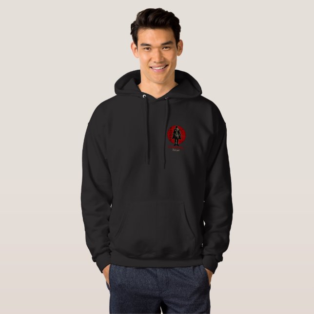 Moletom camisola com logotipo vermelho (Frente Completa)