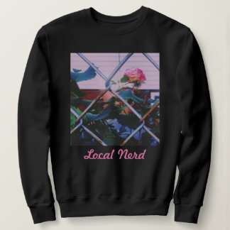 Moletom Camisola cor-de-rosa do nerd local