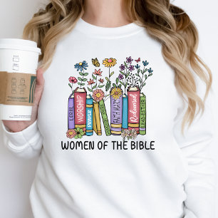 Moletom Camisola Cristã para Gráfico de Bíblias Feminina