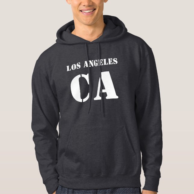 Moletom Camisola da camisola do Hoodie de Los Angeles (Frente)