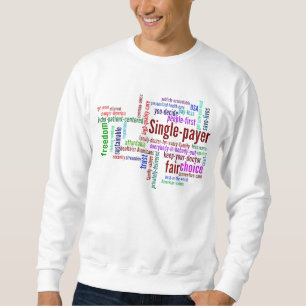 Moletom Camisola da nuvem da palavra