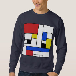 Moletom Camisola das linhas homens de Mondrian