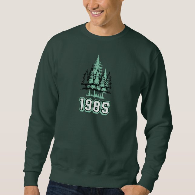 Moletom Camisola de 1985 Retro | Estética Vintage dos Anos (Frente)